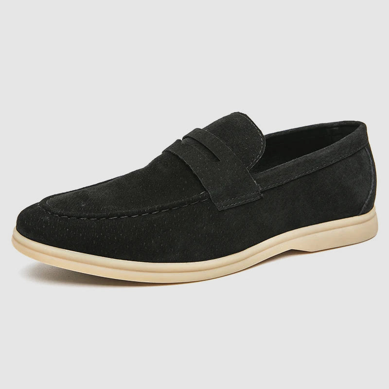 Alessandro Veneti Elegant Suede Loafers