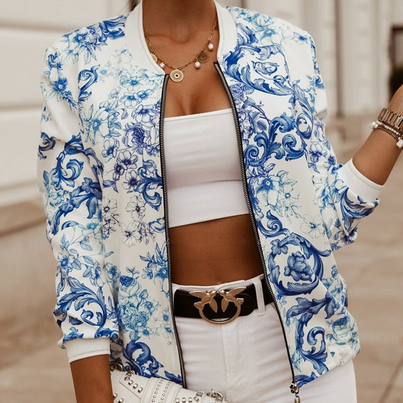 Elise Leroy Floral Lightweight Jacket