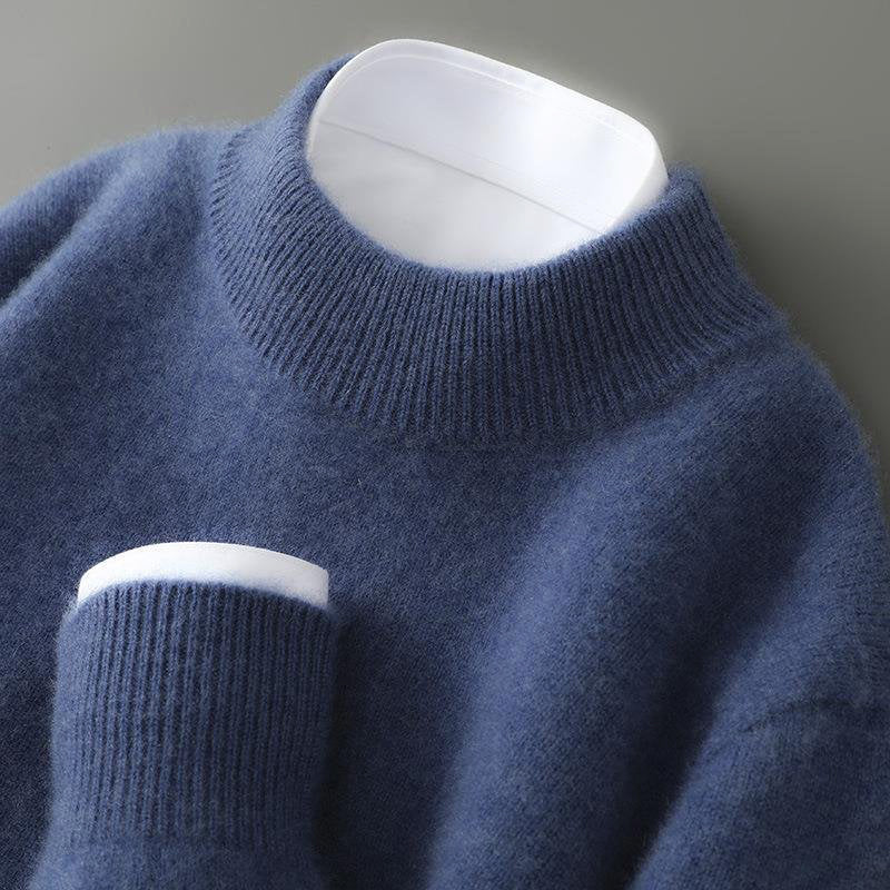 Soft Cashmere Blend Mockneck Sweater
