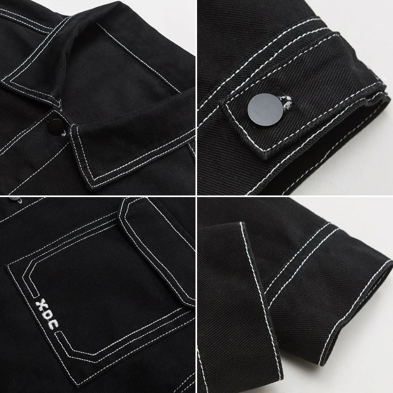 Lorenzo Vitali Retro Baggy Denim Jacket