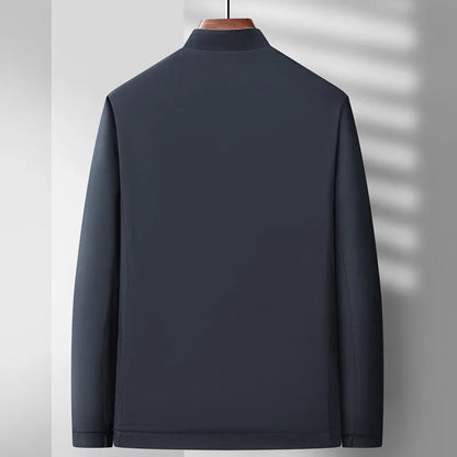 Alessandro Veneti Classic Zipper Bomber Jacket