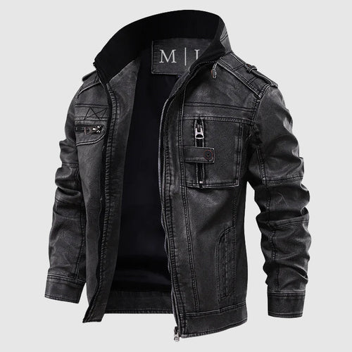 Alessandro Veneti Midnight Biker Jacket