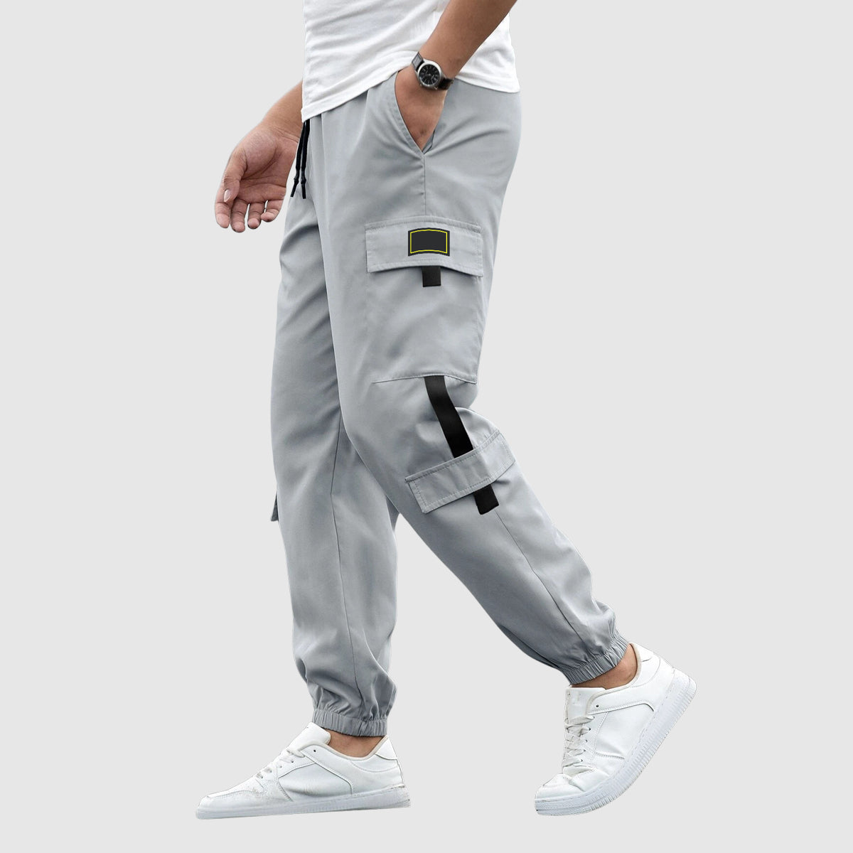 Alessandro Veneti Relaxed Fit Cargo Pants