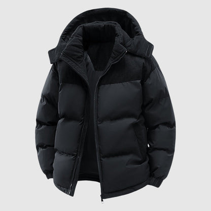 Casual Winter Zip-Up Puffer Men’s Jacket