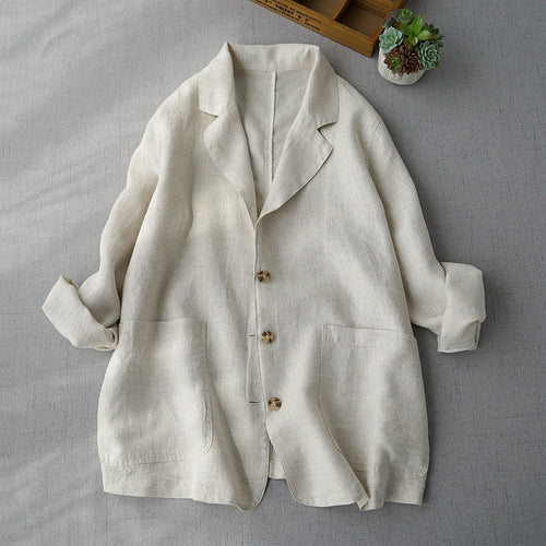 Chloé Montclair Chic Linen Blazer