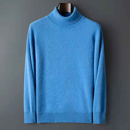 CloudSoft Warm Turtleneck Knit Sweater