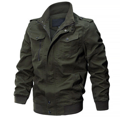 Cotton Military Bomber Jacket for Men