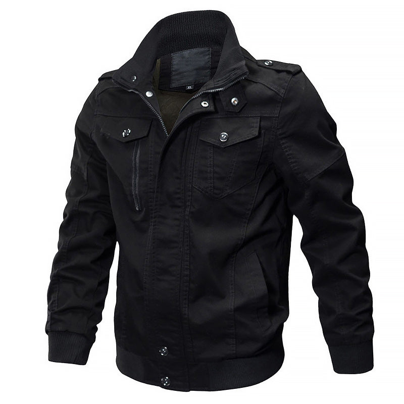 Cotton Military Bomber Jacket for Men