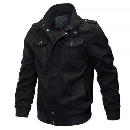 Cotton Military Bomber Jacket for Men