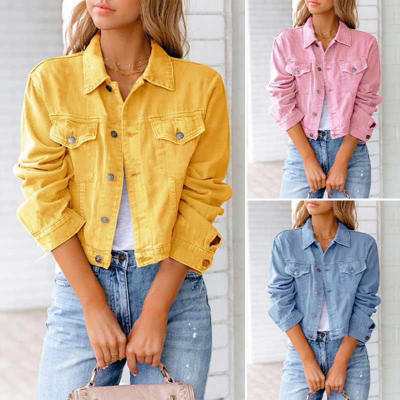 Elise Leroy Petals Denim Jacket