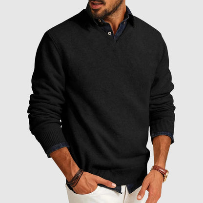 Lightweight Everyday V-Neck Men's Sweater