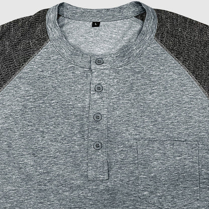 Lorenzo Vitali Dual Tone Henley Shirt