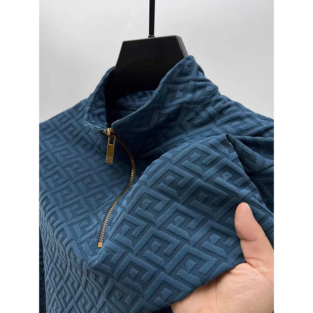 Lorenzo Vitali Jacquard Luxe Sweater