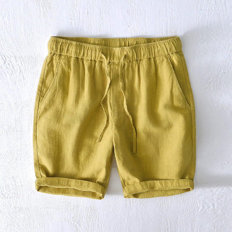 Lorenzo Vitali Ocean Breeze Linen Shorts