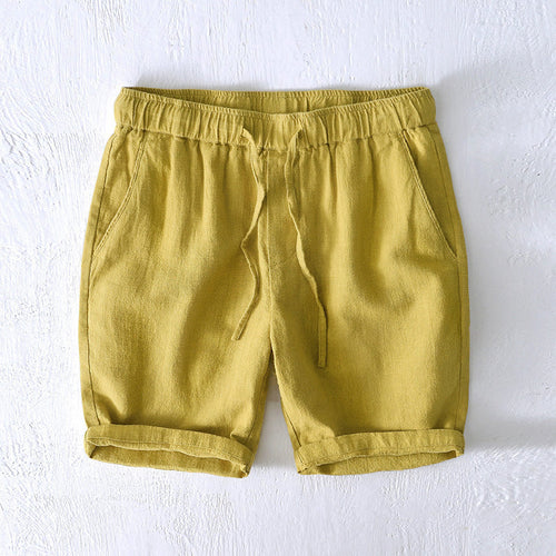Lorenzo Vitali Ocean Breeze Linen Shorts