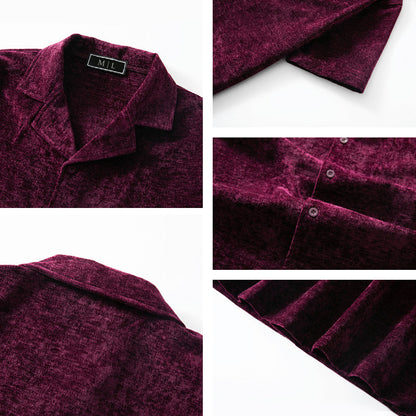 Lorenzo Vitali Velvet Retro Shirt