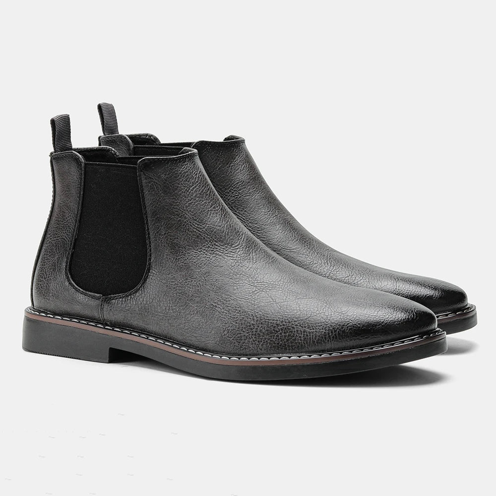 Marco Bianchi Earthtone Classic Chelsea Boots