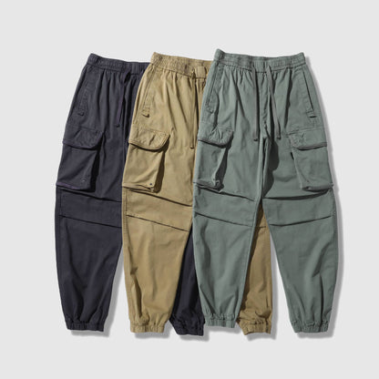 Men’s Vintage Washed Cargo Utility Pants