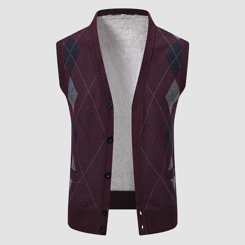 Roberto Russo Diamond Knitted Vest