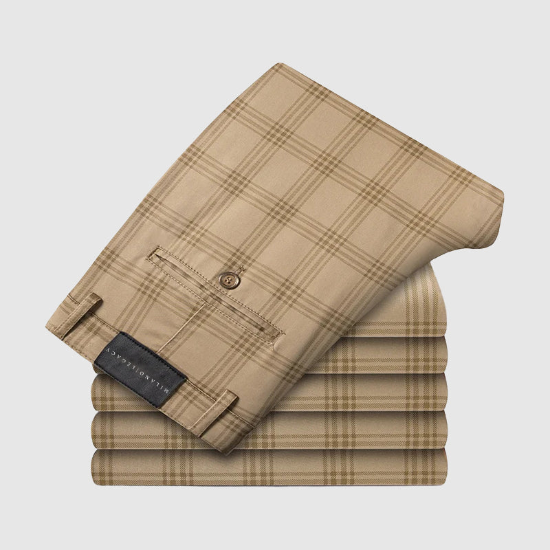 Roberto Russo Marston Plaid Pants