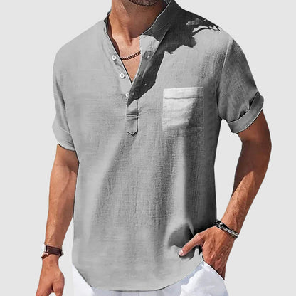 Roberto Russo Sunwalk Henley Shirt