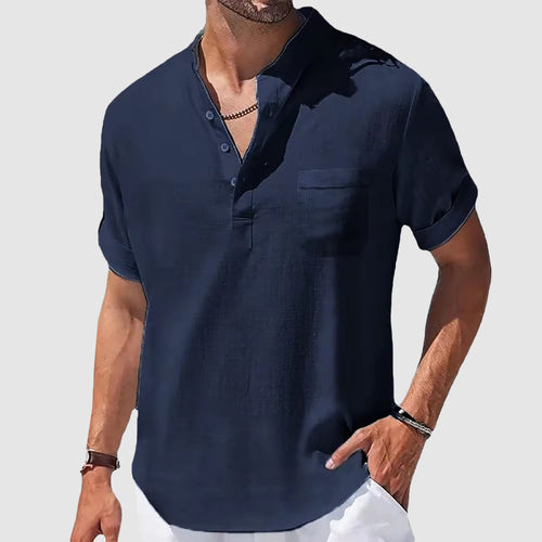 Roberto Russo Sunwalk Henley Shirt