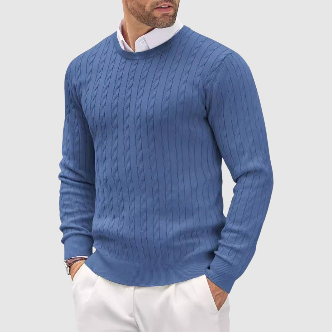 Slim Fit Cozy Layer Men’s Knitted Sweater