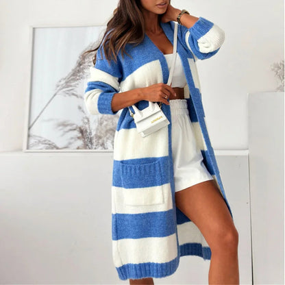 Sofia Amoretti Relaxed Striped Cardigan