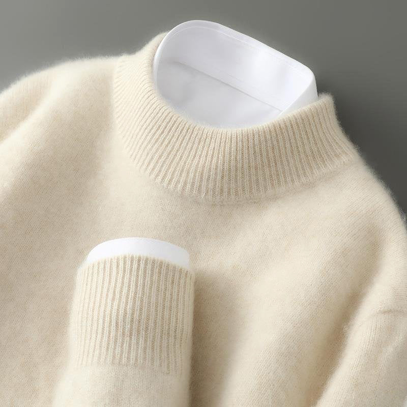 Soft Cashmere Blend Mockneck Sweater