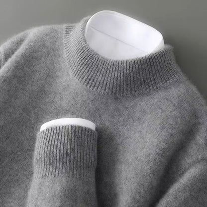 Soft Cashmere Blend Mockneck Sweater