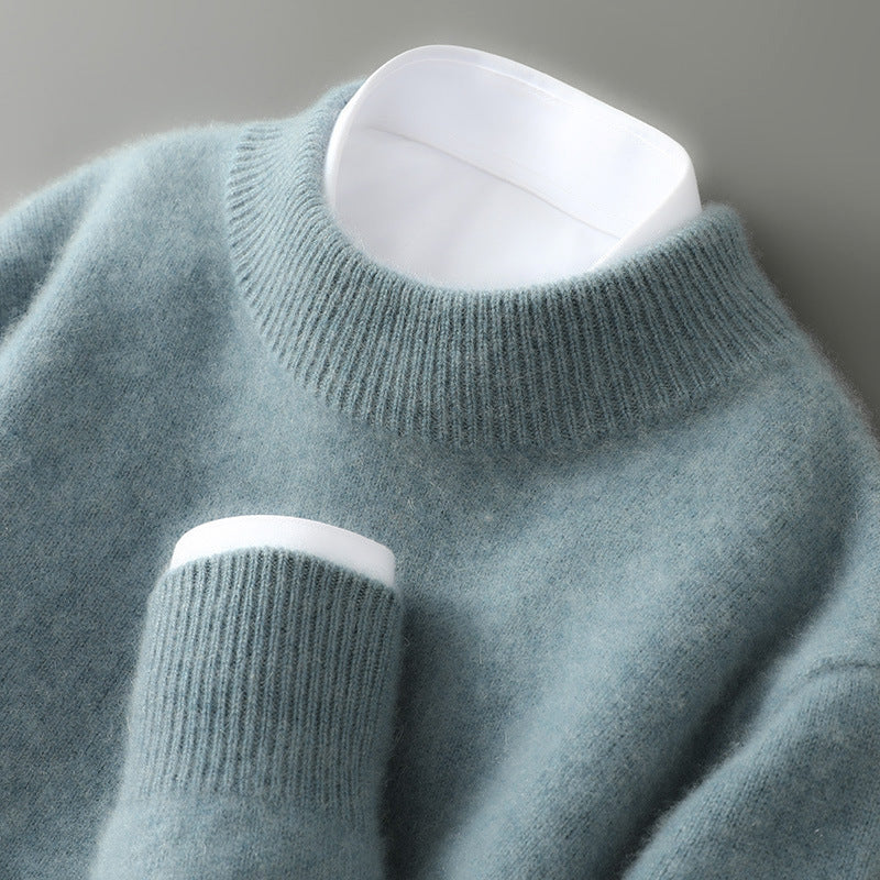 Soft Cashmere Blend Mockneck Sweater