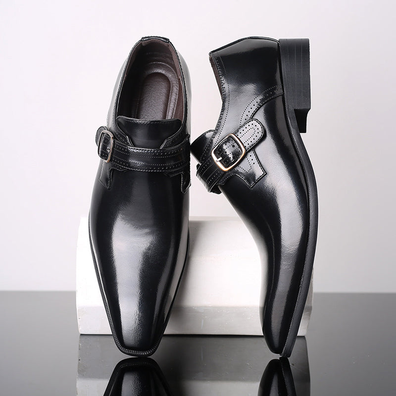 Theodore Willow Lacquered Monk Shoes