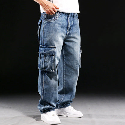Urban Heavyweight Cargo Denim Jeans