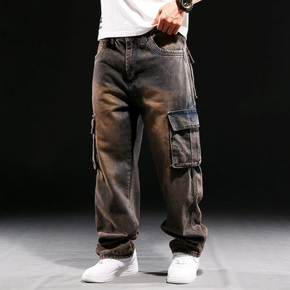 Urban Heavyweight Cargo Denim Jeans