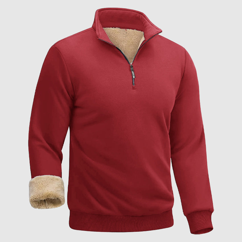 Winter Warm Sherpa Fleece Men’s Sweater